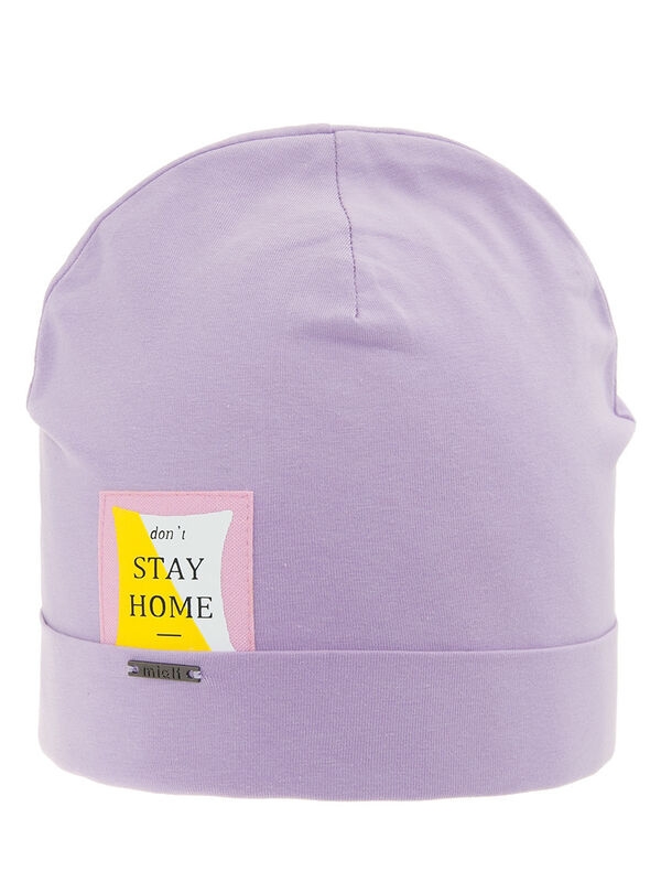 Шапка Home, Миалт сиреневый, весна-осень-лето - Для девочек весна-осень