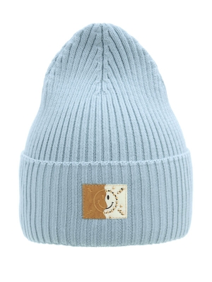 Шапка для девочки Солнечная, Миалт бледно-джинсовый, весна-осень