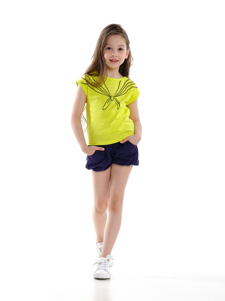Комплект одежды для девочек Mini Maxi, модель 2854/2855, цвет желтый - Комплекты летние