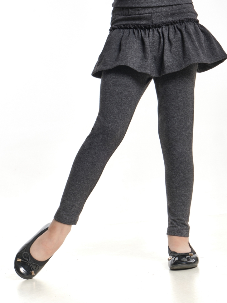 Бриджи для девочек Mini Maxi, модель 6945, цвет черный/меланж - Легинсы / лосины