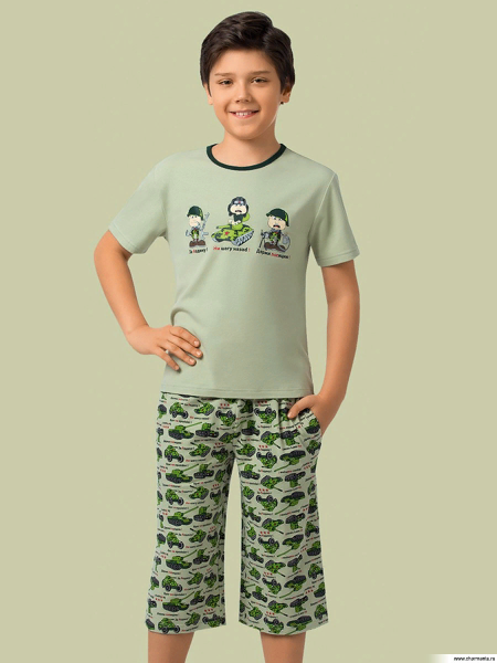 Комплект для мальчиков ,футболка и бриджи - Комплекты трикотажные