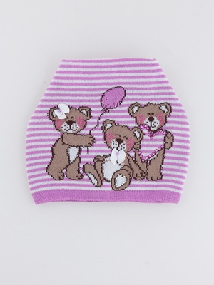 Шапка для девочки Лучшие друзья, Mialt SLMM3 - Для девочек весна-осень