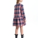 Платье для девочек Mini Maxi, модель 7861, цвет розовый/клетка
