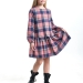 Платье для девочек Mini Maxi, модель 7861, цвет розовый/клетка
