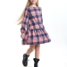 Платье для девочек Mini Maxi, модель 7861, цвет розовый/клетка
