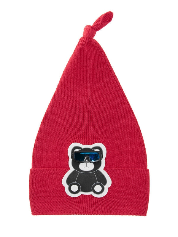 Шапка Аркаша, Миалт темно-красный, весна-осень - Для девочек весна-осень