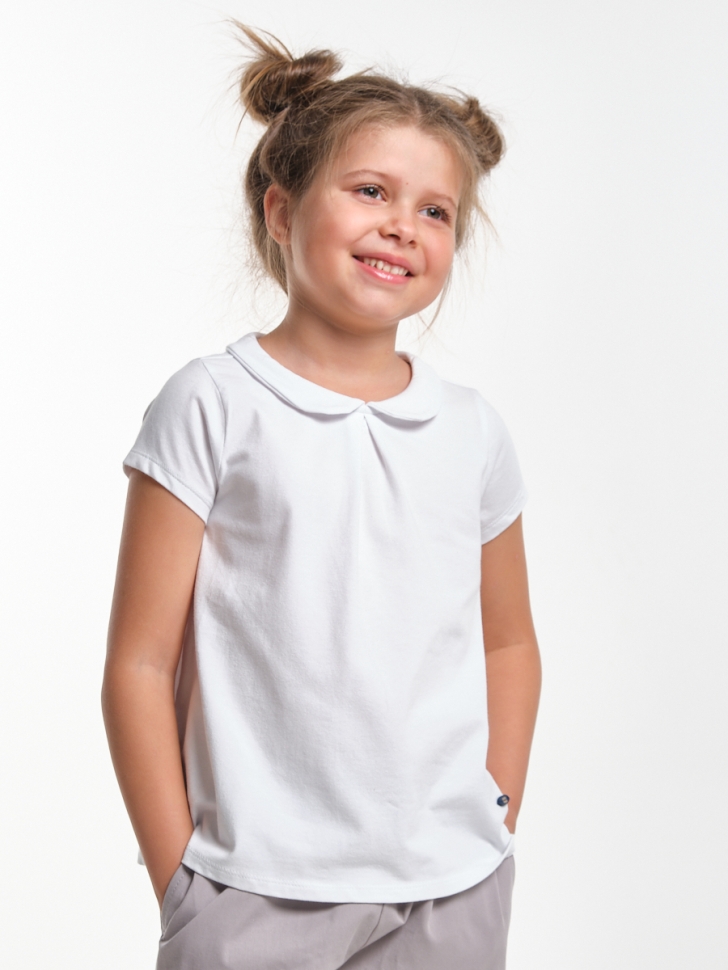Футболка для девочек Mini Maxi, модель 3321, цвет белый - Футболки для девочек
