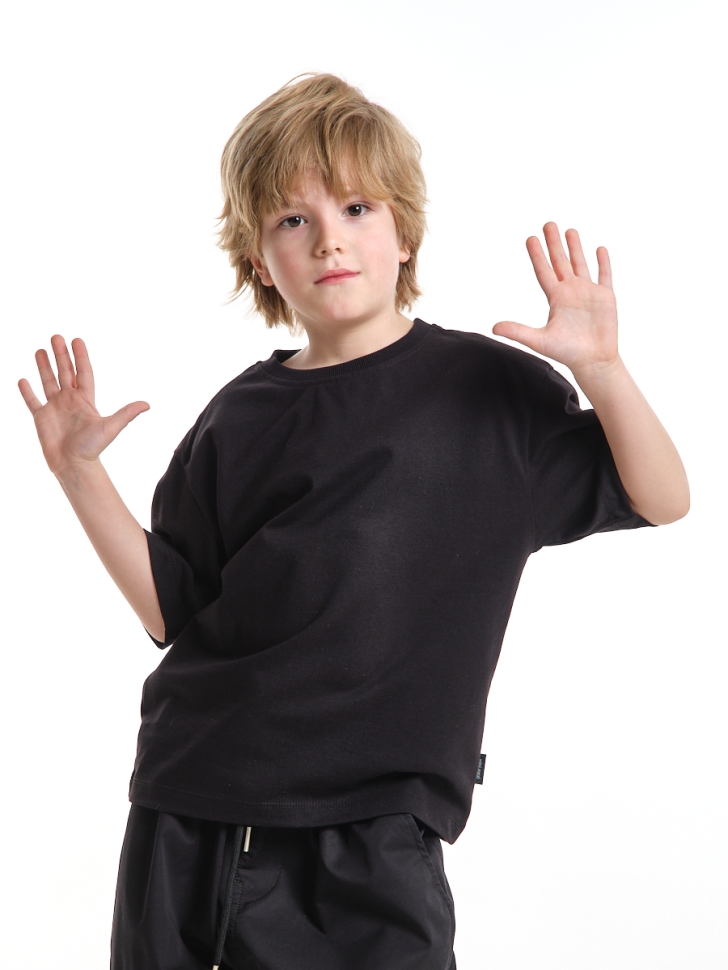 Футболка для девочек Mini Maxi, модель 7627, цвет черный - Футболки для девочек