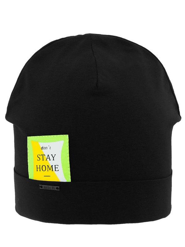Шапка Home, Миалт черный, весна-осень-лето - Для девочек весна-осень