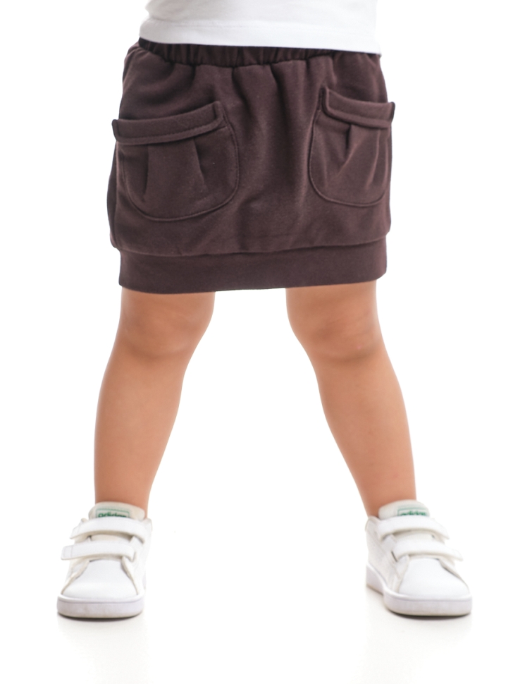 Юбка для девочек Mini Maxi, модель 1230, цвет коричневый - Юбки для девочек