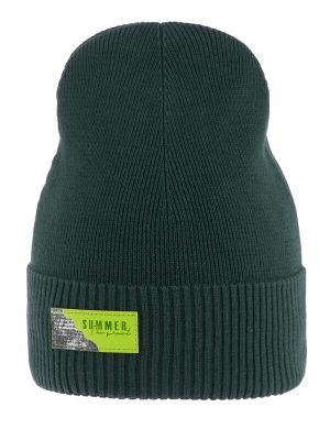 Шапка для мальчика Торро, Миалт темно-зеленый, весна-осень