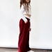 Брюки для девочек БУШОН ST113, цвет бордовый