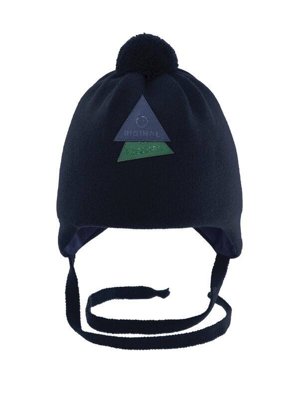 Шапка для мальчика Исследователь, Миалт темно-синий - Шапки осень-зима