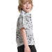 Рубашка для мальчиков Mini Maxi, модель 3358761, цвет белый/черный