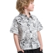 Рубашка для мальчиков Mini Maxi, модель 3358761, цвет белый/черный