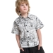 Рубашка для мальчиков Mini Maxi, модель 3358761, цвет белый/черный