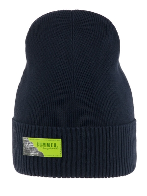 Шапка для мальчика Торро, Миалт темно-синий, весна-осень