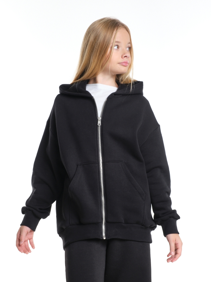 Толстовка для девочек Mini Maxi, модель 5609, цвет черный - Толстовки детские