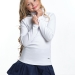 Джемпер для девочек Mini Maxi, модель 5007, цвет белый