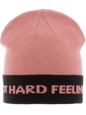 Шапка Без обид, Миалт черный/лососевый, весна-осень