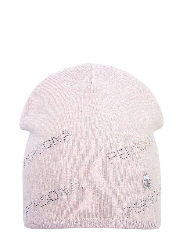 Шапка для девочки Persona, Миалт бледно-розовый, весна-осень - Для девочек весна-осень