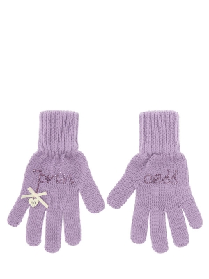 Перчатки для девочки Decor, Миалт светло-сиреневый, весна-осень