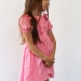 Платье для девочки вискоза БУШОН ST68, цвет розовый