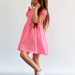 Платье для девочки вискоза БУШОН ST68, цвет розовый