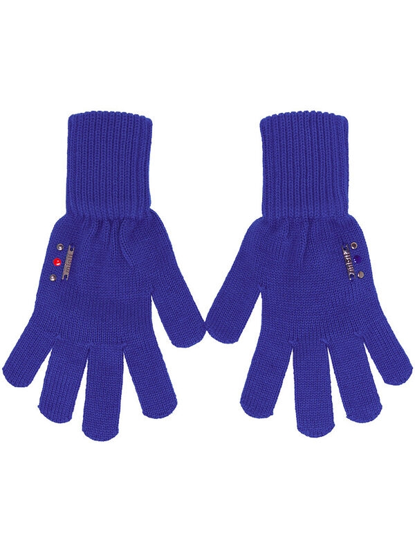 Перчатки для мальчика Корсар, Миалт ярко-синий, весна-осень - Перчатки
