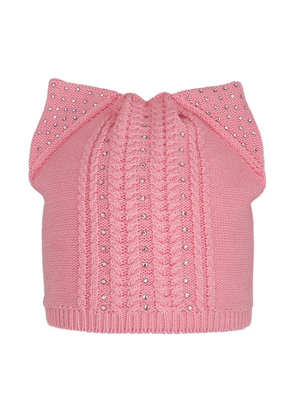 Шапка для девочки Ватрушка, Миалт розовый, весна-осень - Для девочек весна-осень