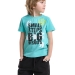 Футболка для мальчиков Mini Maxi, модель 7916, цвет бирюзовый