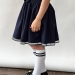 Юбка для девочек школьная БУШОН, модель SK90, цвет темно-синий