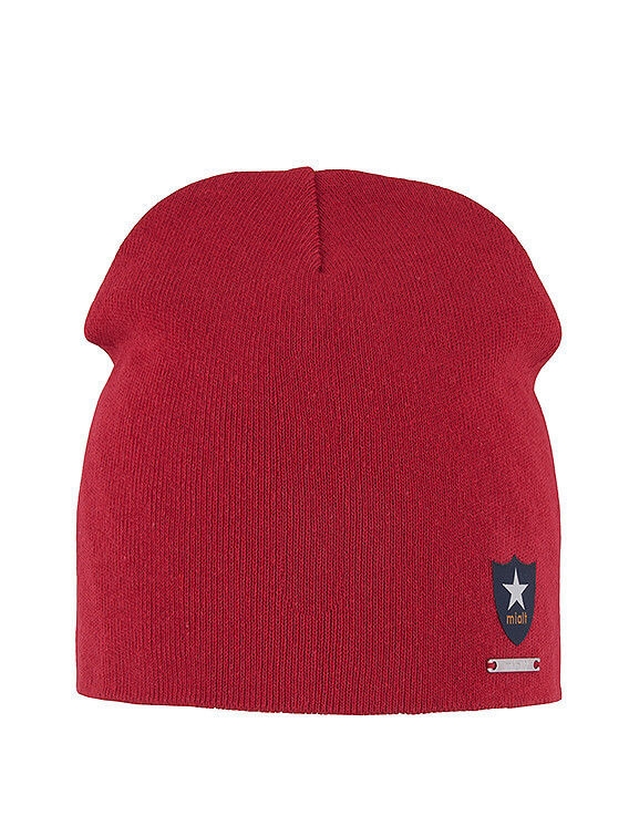 Шапка для мальчика Ден, Миалт красный, весна-осень - Шапки весна-осень