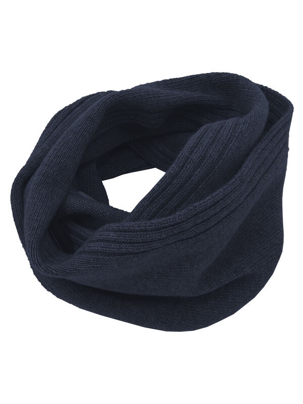 Шарф-снуд Классика, Mialt синий/меланж, зима-весна-осень - Шарф-снуд
