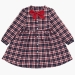 Платье для девочек Mini Maxi, модель 682, цвет синий/красный/клетка