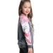 Джемпер для девочек Mini Maxi, модель 2072, цвет серый/розовый
