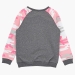 Свитшот для девочек Mini Maxi, модель 2072, цвет серый/розовый