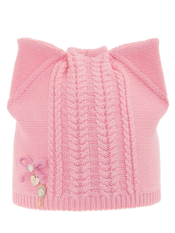 Шапка для девочки Шуша, Миалт розовый, весна-осень-лето - Шапки весна-осень