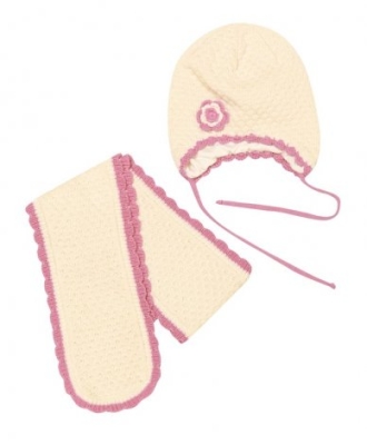 Шапка, Молочная шапка для девочки PlayToday Baby 328073
