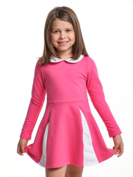 Платье для девочек Mini Maxi, модель 2596, цвет малиновый - Платья для девочек с длинным рукавом