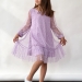 Платье для девочки нарядное БУШОН ST53, цвет сиреневый