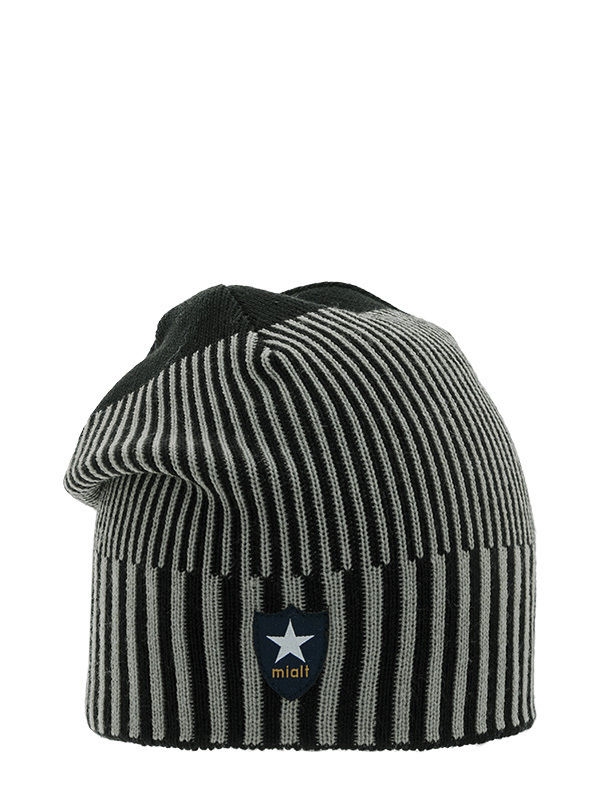 Шапка для мальчика Маршрут, Миалт черный/пепельный, весна-осень - Шапки весна-осень