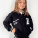 Бомбер для девочки БУШОН SK702, цвет черный