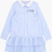 Платье для девочек Mini Maxi, модель 6117, цвет голубой/мультиколор