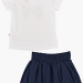 Комплект одежды для девочек Mini Maxi, модель 0751/0752, цвет белый/синий