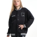 Бомбер для девочек Mini Maxi, модель 3325015, цвет черный