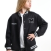 Бомбер для девочек Mini Maxi, модель 3325015, цвет черный