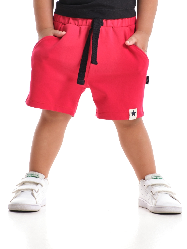 Шорты для мальчиков Mini Maxi, модель 8094, цвет красный/черный - Шорты для мальчиков