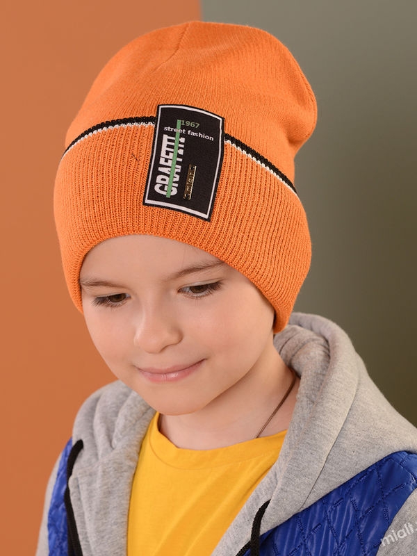 Шапка для мальчика Переезд, Миалт переезд - Шапки весна-осень