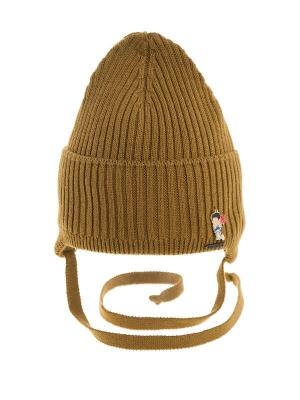 Шапка для мальчика Фол, Миалт темно-горчичный, весна-осень